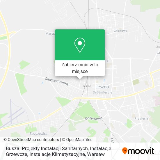 Mapa Busza. Projekty Instalacji Sanitarnych, Instalacje Grzewcze, Instalacje Klimatyzacyjne