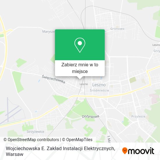 Mapa Wojciechowska E. Zakład Instalacji Elektrycznych