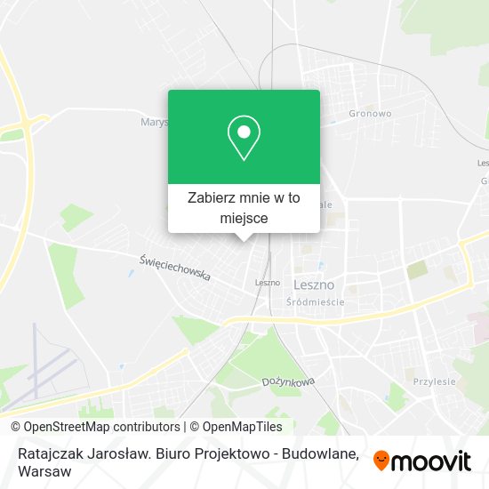 Mapa Ratajczak Jarosław. Biuro Projektowo - Budowlane