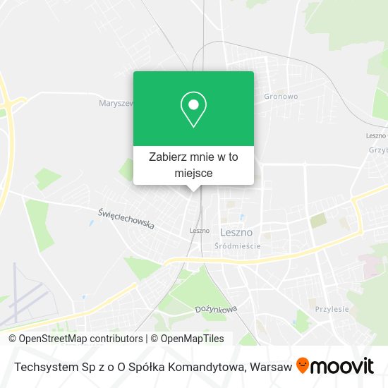 Mapa Techsystem Sp z o O Spółka Komandytowa