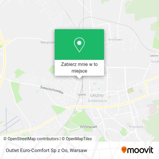 Mapa Outlet Euro-Comfort Sp z Oo