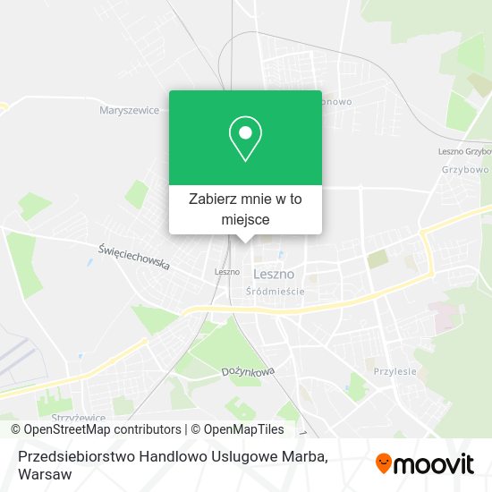 Mapa Przedsiebiorstwo Handlowo Uslugowe Marba