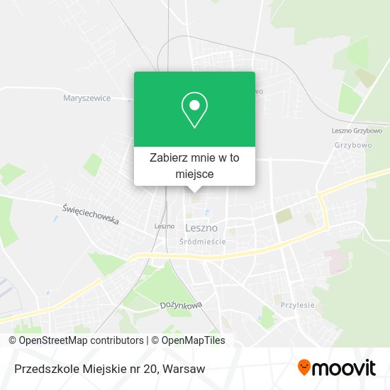 Mapa Przedszkole Miejskie nr 20