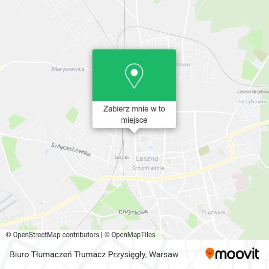 Mapa Biuro Tłumaczeń Tłumacz Przysięgły