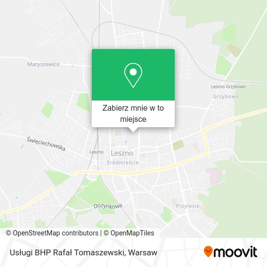 Mapa Usługi BHP Rafał Tomaszewski