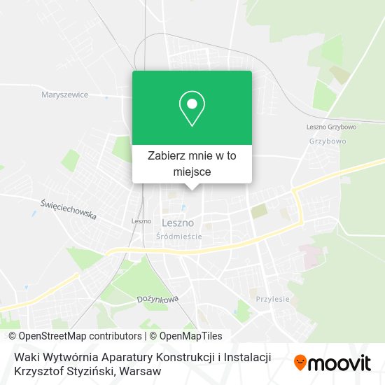 Mapa Waki Wytwórnia Aparatury Konstrukcji i Instalacji Krzysztof Styziński