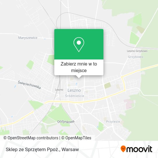 Mapa Sklep ze Sprzętem Ppoż.