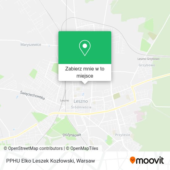 Mapa PPHU Elko Leszek Kozłowski