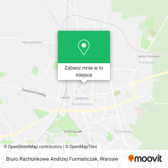 Mapa Biuro Rachunkowe Andrzej Furmańczak