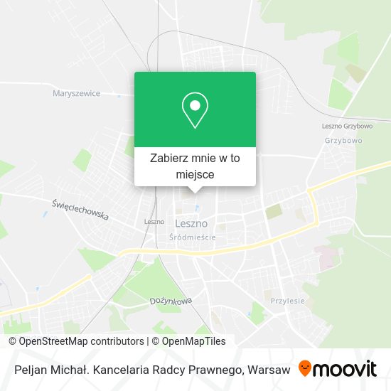 Mapa Peljan Michał. Kancelaria Radcy Prawnego