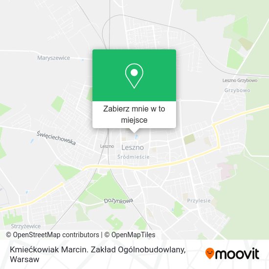 Mapa Kmiećkowiak Marcin. Zakład Ogólnobudowlany