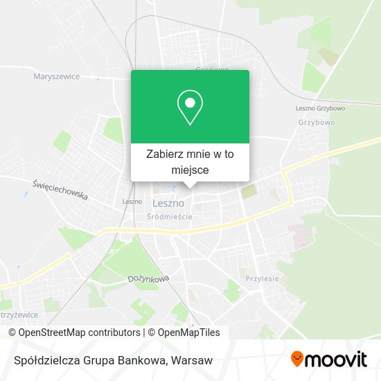 Mapa Spółdzielcza Grupa Bankowa