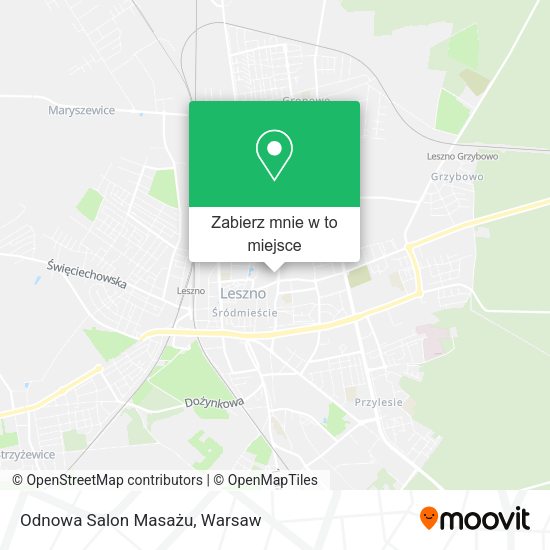 Mapa Odnowa Salon Masażu