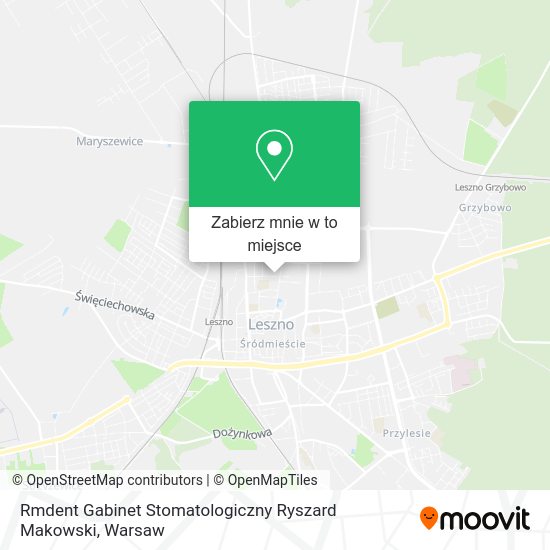 Mapa Rmdent Gabinet Stomatologiczny Ryszard Makowski