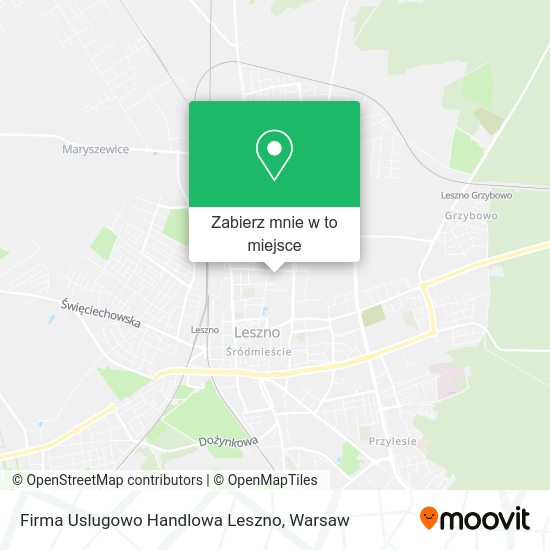 Mapa Firma Uslugowo Handlowa Leszno