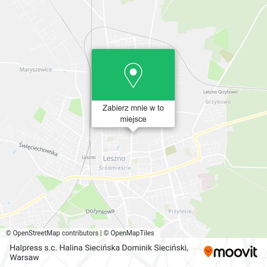 Mapa Halpress s.c. Halina Siecińska Dominik Sieciński