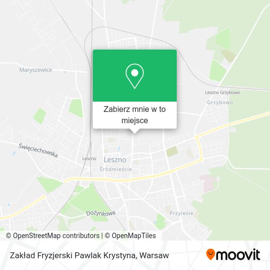 Mapa Zakład Fryzjerski Pawlak Krystyna