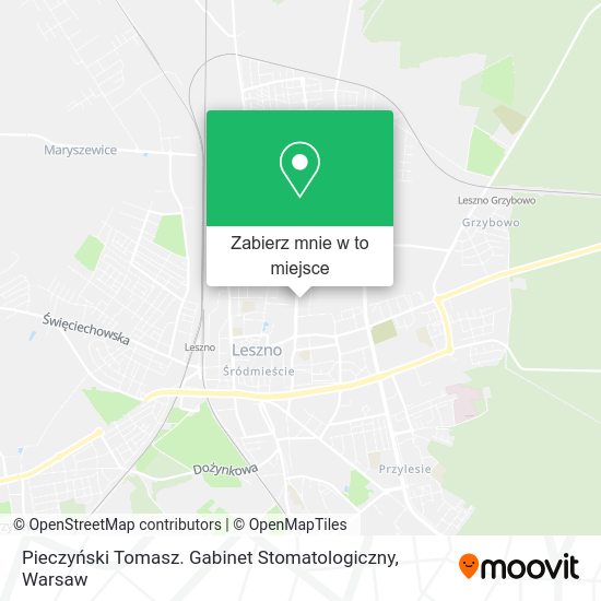 Mapa Pieczyński Tomasz. Gabinet Stomatologiczny