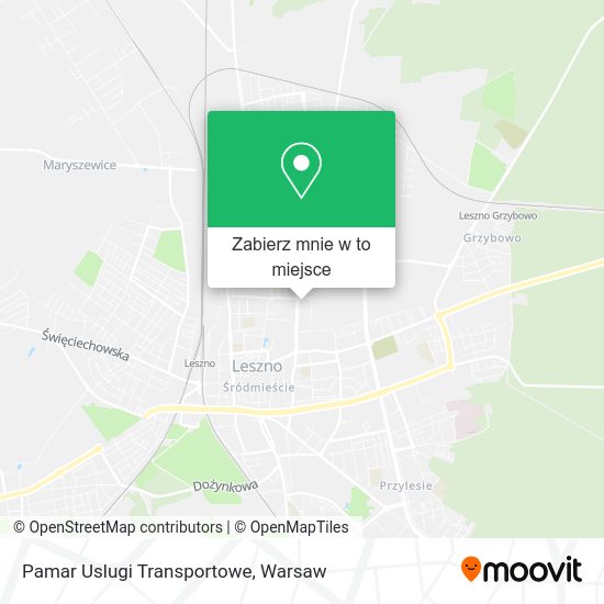 Mapa Pamar Uslugi Transportowe