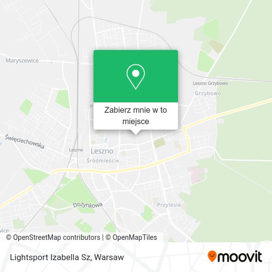 Mapa Lightsport Izabella Sz