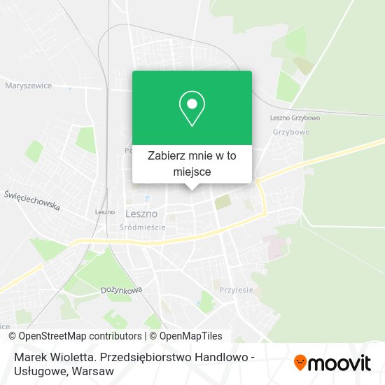 Mapa Marek Wioletta. Przedsiębiorstwo Handlowo - Usługowe