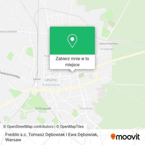 Mapa Freddo s.c. Tomasz Dębowiak i Ewa Dębowiak