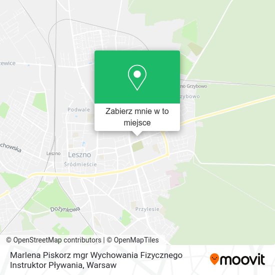 Mapa Marlena Piskorz mgr Wychowania Fizycznego Instruktor Pływania