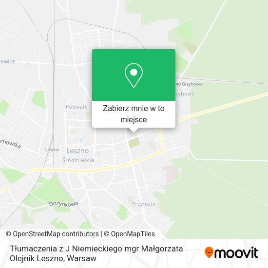 Mapa Tłumaczenia z J Niemieckiego mgr Małgorzata Olejnik Leszno