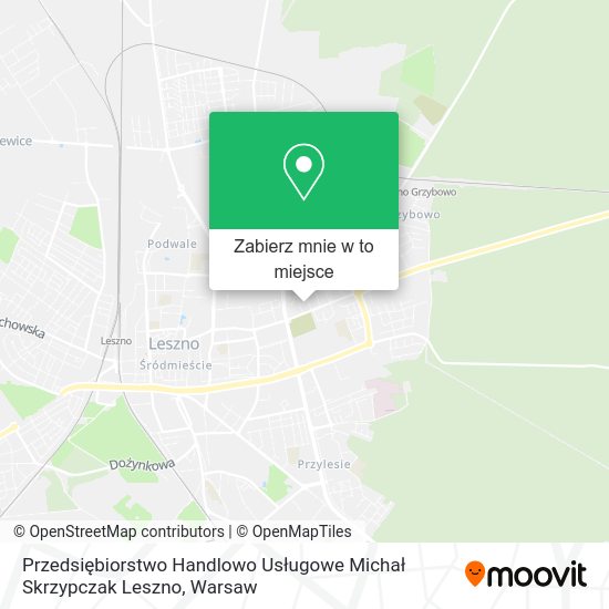 Mapa Przedsiębiorstwo Handlowo Usługowe Michał Skrzypczak Leszno