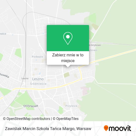 Mapa Zawiślak Marcin Szkoła Tańca Margo