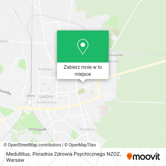 Mapa Medullitus. Poradnia Zdrowia Psychicznego NZOZ