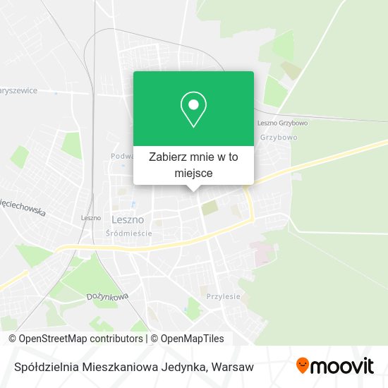 Mapa Spółdzielnia Mieszkaniowa Jedynka