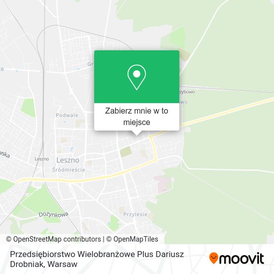 Mapa Przedsiębiorstwo Wielobranżowe Plus Dariusz Drobniak