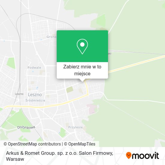 Mapa Arkus & Romet Group. sp. z o.o. Salon Firmowy