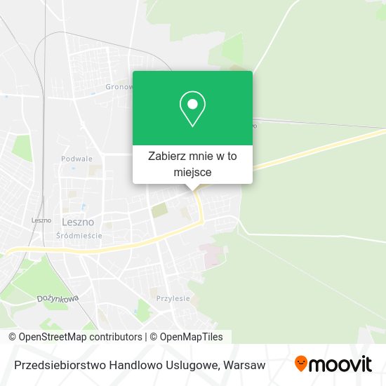 Mapa Przedsiebiorstwo Handlowo Uslugowe