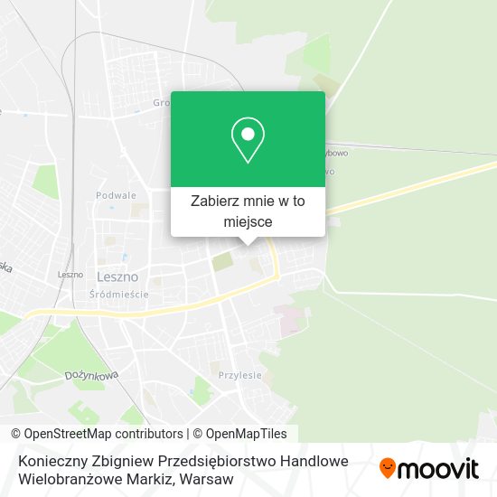 Mapa Konieczny Zbigniew Przedsiębiorstwo Handlowe Wielobranżowe Markiz