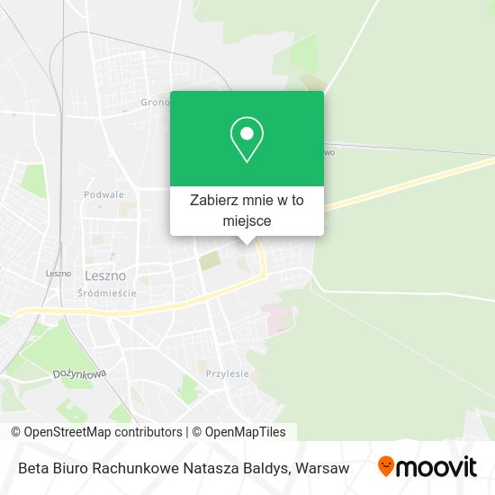 Mapa Beta Biuro Rachunkowe Natasza Baldys