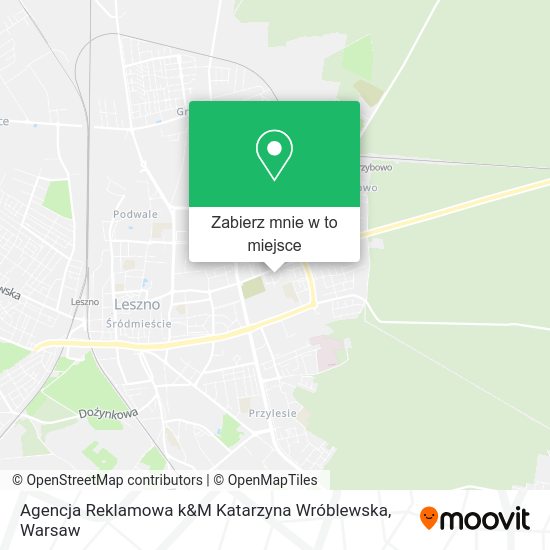 Mapa Agencja Reklamowa k&M Katarzyna Wróblewska