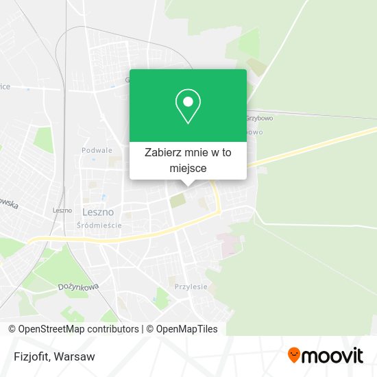 Mapa Fizjofit