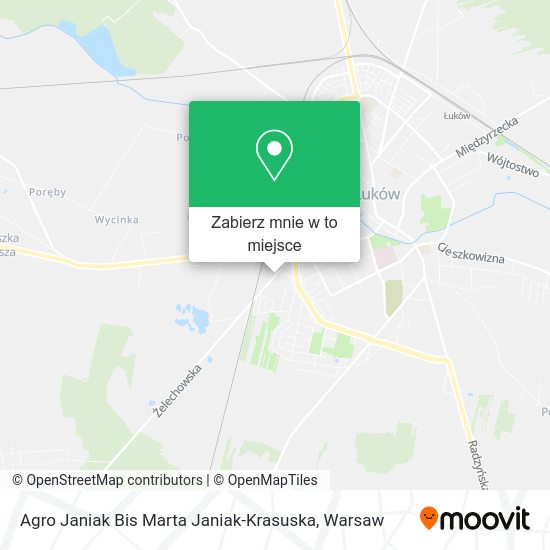 Mapa Agro Janiak Bis Marta Janiak-Krasuska