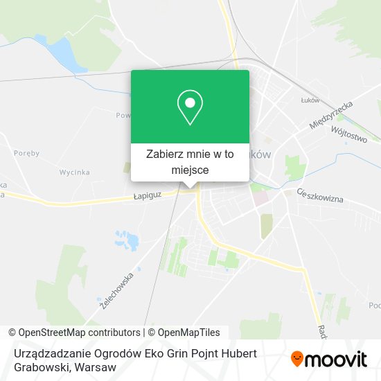 Mapa Urządzadzanie Ogrodów Eko Grin Pojnt Hubert Grabowski