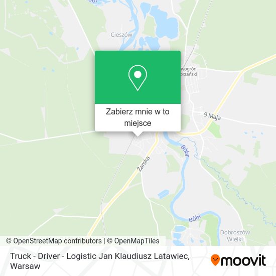 Mapa Truck - Driver - Logistic Jan Klaudiusz Latawiec