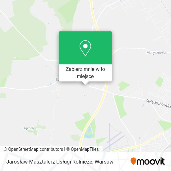 Mapa Jarosław Masztalerz Usługi Rolnicze