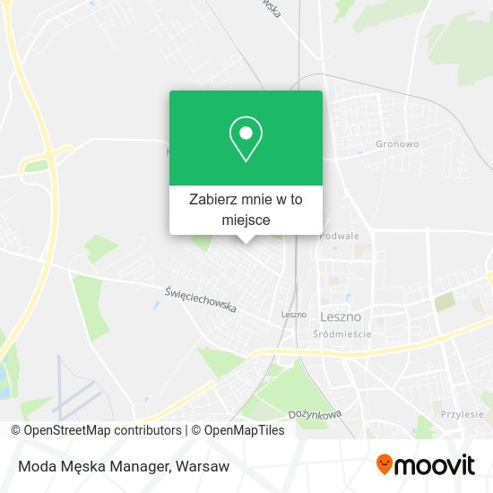 Mapa Moda Męska Manager