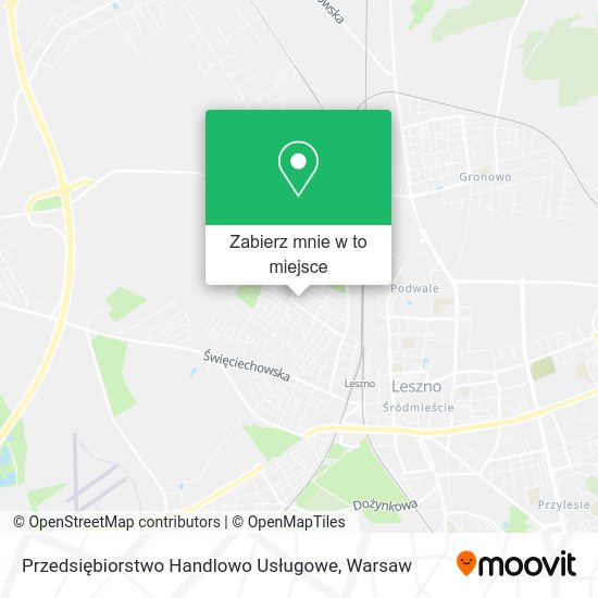 Mapa Przedsiębiorstwo Handlowo Usługowe