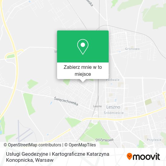 Mapa Usługi Geodezyjne i Kartograficzne Katarzyna Konopnicka