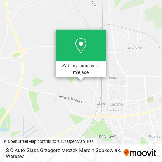 Mapa S C Auto Glass Grzegorz Mrozek Marcin Sobkowiak