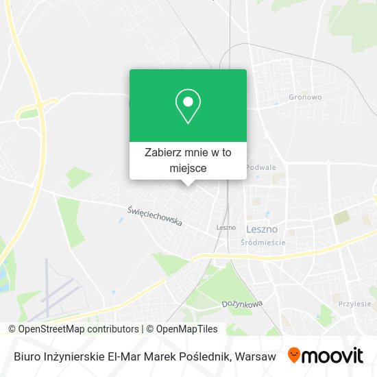 Mapa Biuro Inżynierskie El-Mar Marek Poślednik