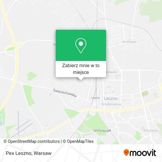 Mapa Pex Leszno