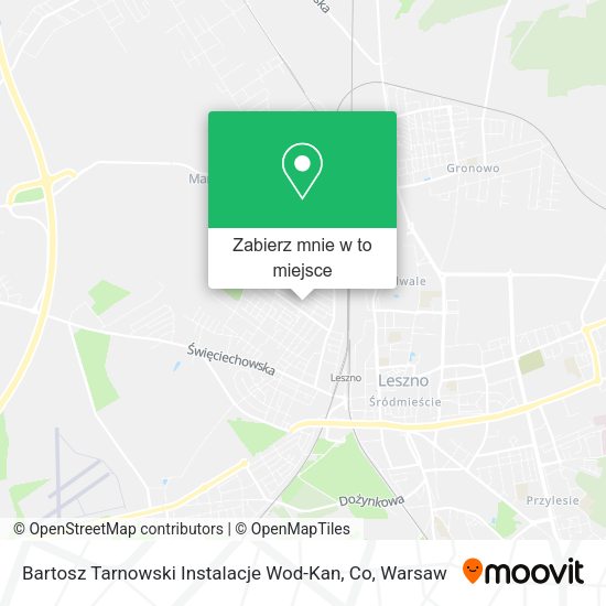 Mapa Bartosz Tarnowski Instalacje Wod-Kan, Co